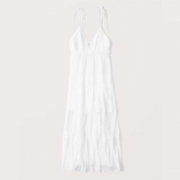 Abercrombie white maxi dress - Picture 1 of 3
